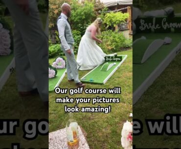 Our wedding golf course is guaranteed to make your wedding photos amazing!