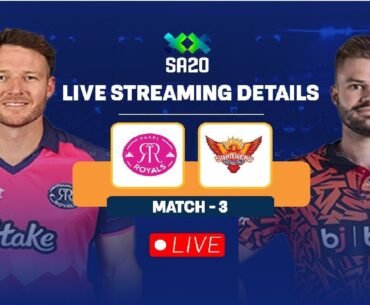 live score & commentry PR vs SEC Live match 3 sa20 league 2025 . cricket score with commentry