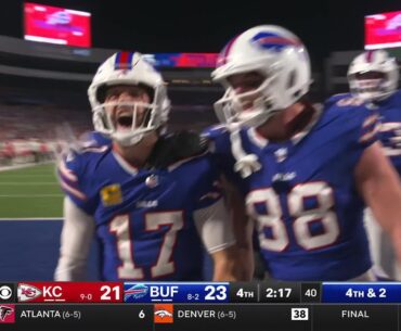 Josh Allen's CLUTCH TD run on fourth down boosts Bills' lead to 29-21