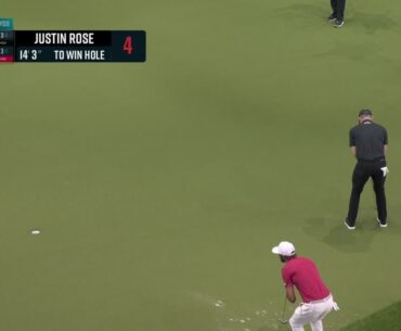 CLUTCH PUTT ⛳️ Justin Rose wins the hole for the Los Angeles Golf Club 🥶 | TGL on ESPN