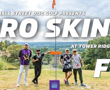 Pro Skins At Tower Ridge Disc Golf Course | F9 | Koling, Barsby, Locastro, Robinson | 2024