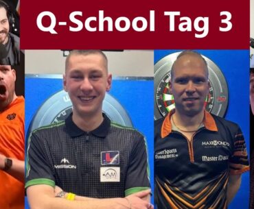 So sieht die Q-School nach Tag 3 aus mit Roughy Stream vom 11.01.2025 - Adrian Geiler Live