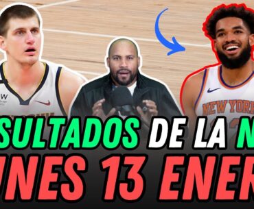 NBA EN VIVO, ULTIMAS NOTICIAS Y RESULTADOS DE LA NBA, LUNES 13 DE ENERO 2025