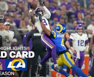 Minnesota Vikings vs. Los Angeles Rams Game Highlights | Wild Card NFL 2024 Season