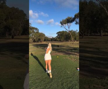 Grace Hallinan #golf #golfswing #shorts