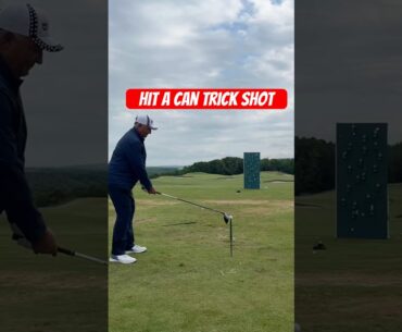 It’s Hard To Hit A Can - Left Hand Driver #golf #golfswing #golfer