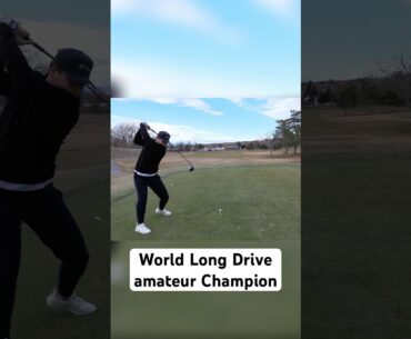 Behind the scenes with a World Long Drive Champ #golf #shorts #mulliganmasters