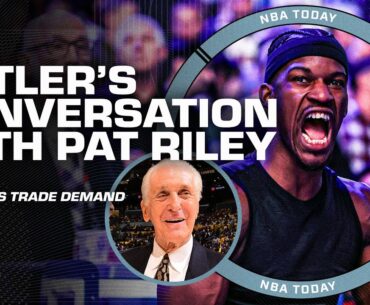 Jimmy Butler REITERATED trade demand to Pat Riley's face - Shams Charania | NBA Today