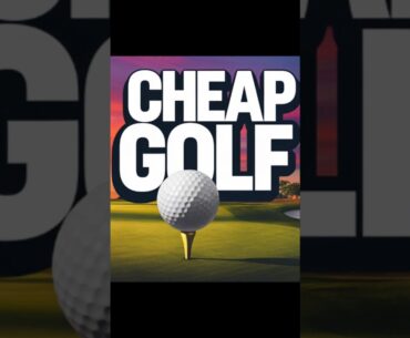 Discover the Top 3 CHEAPEST US Cities to Golf! #golf #golfcourses #shorts