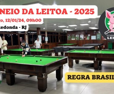(Fase de Grupos)  Torneio da Leitoa 2025 - Regra Brasileira - Volta Redonda  (11/01/2025)