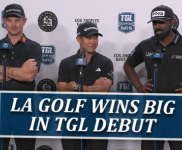 LA Golf's Justin Rose, Collin Morikawa, & Sahith Theegala Crush Tiger's Team