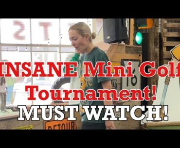 INSANE Mini Golf Tournament (CRAZY ENDING!) | MUST WATCH