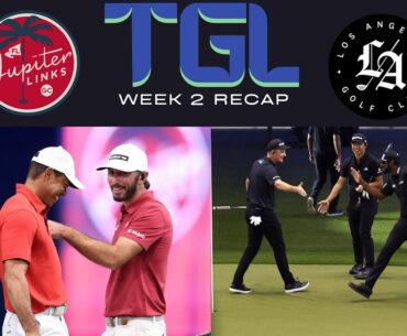 TGL Week 2 Recap | Tiger Woods Jupiter Links vs. Justin Rose LA Golf Club