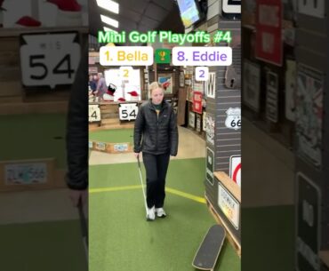 (Hole 2) PLAYOFFS #4, Round 1 | 1. Bella vs 8. Eddie #minigolf