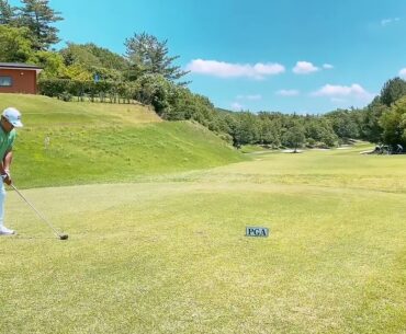 ゴルフ　宮里優作プロ　ティーショット　日本プロゴルフ選手権
