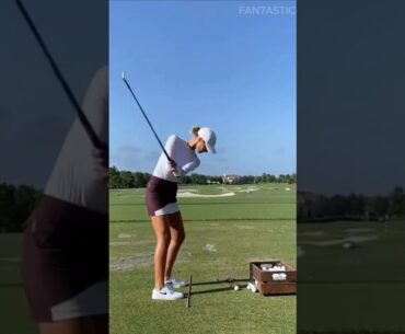LPGA Nelly Korda Golf Iron Swing & Slow Motion
