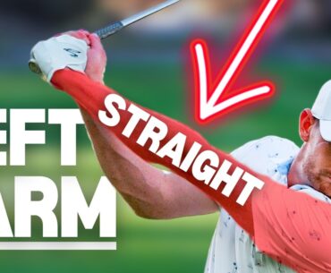 The SECRET to Keeping Your LEFT ARM STRAIGHT! (not what you think)