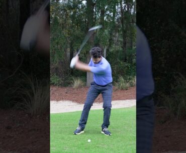 The swing is really only two moves.  Hint: you're making it way harder than it should be.