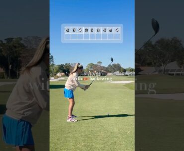 NO BACKSWING 🤯🤯🤯