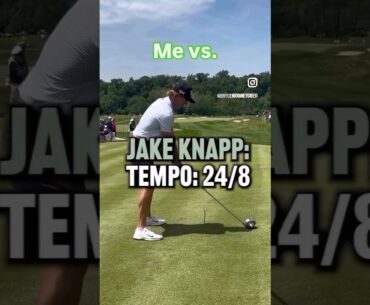 Me vs. Jake Knapp!! #golfswing #golf
