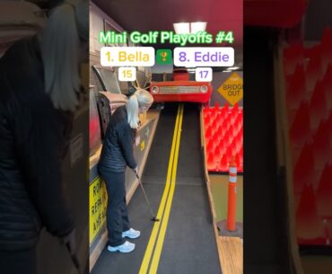 (Hole 8) PLAYOFFS #4, Round 1 | 1. Bella vs 8. Eddie #minigolf