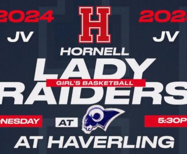Hornell Lady Raiders JV at Haverling Lady Rams JV Girl's Basketball