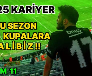 FC KARİYER #11 | BJK'MİZ TÜM KUPALARA TALİP YAYINI! | #beşiktaş #gameplay #FC25