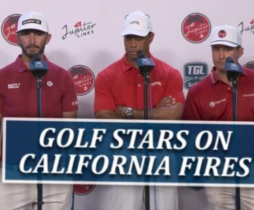 Tiger Woods, Max Homa Speak Out On Devastating California Fires