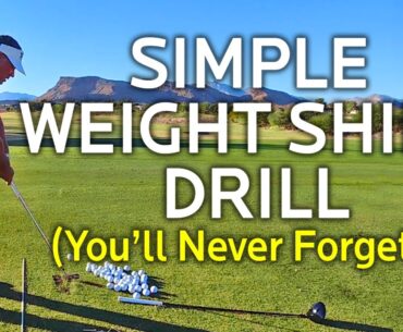 Simple Drill To Shift Your Weight Through Impact