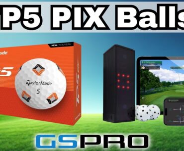 Testing Taylormade TP5 PIX Balls With Square Golf Launch Monitor!