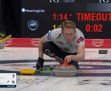 WFG Masters | Draw 11: Marc Kennedy’s game-ending shot