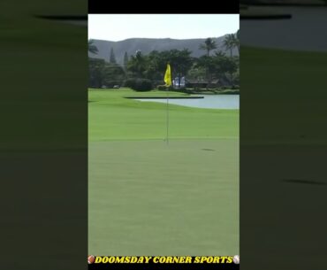 Ben Griffin holes out for eagle!