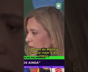 LEILA PEREIRA GERA POLÊMICA APÓS CRITICAR PRÉ-TEMPORADA DE CLUBES BRASILEIROS NA DISNEY! #shorts