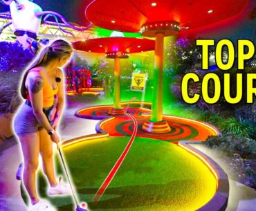 The ULTIMATE Nighttime Mini Golf Course!