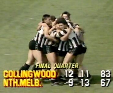 1986 Under 19 Grand Final - Collingwood v North Melbourne.