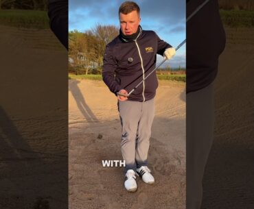 This amazing bunker drill will improve your bunker play! #golf #golftips #golfdrills #bunker