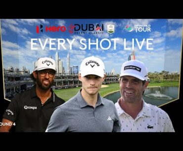 LIVE | Nicolai Højgaard, Akshay Bhatia, Nacho Elvira | 2025 Hero Dubai Desert Classic Day 4