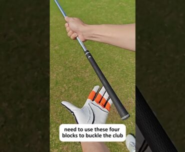 This glove is really suitable for beginners.  #arttodogolf #golftraining #golfgrip