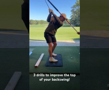 Stop OVERTHINKING Your Backswing #golf #golftips #dewsweepertv #golf
