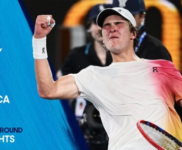 Andrey Rublev v Joao Fonseca Highlights | Australian Open 2025 First Round
