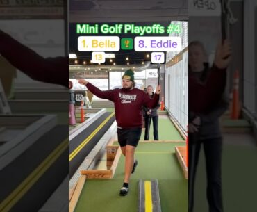 (Hole 7) PLAYOFFS #4, Round 1 | 1. Bella vs 8. Eddie #minigolf
