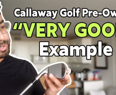Example of Callaway Golf Pre-Owned Irons with *Very Good* Rating
