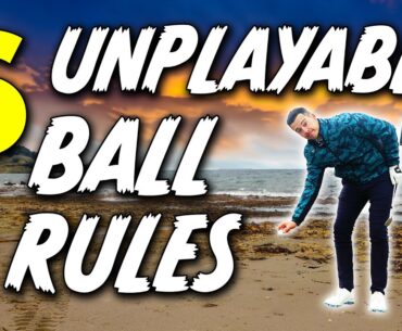 How To Take An Unplayable Drop! 6 Golf Rules You NEED TO KNOW