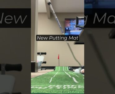 New Putter/New Mat/A Putting Lesson/Practice = HAPPINESS