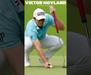 VIKTOR HOVLAND OFFERS.TIP FOR LAG PUTTIN.#golf #shortvideo #foryou #fyp #shorts #capcut #putting