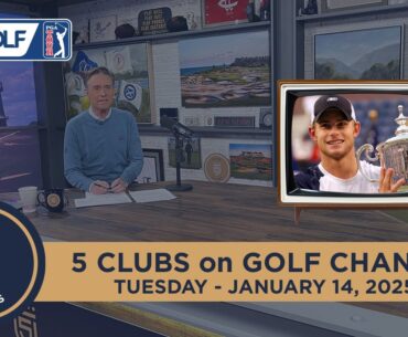 Andy Roddick & Jaime Diaz join 5 Clubs on Golf Channel
