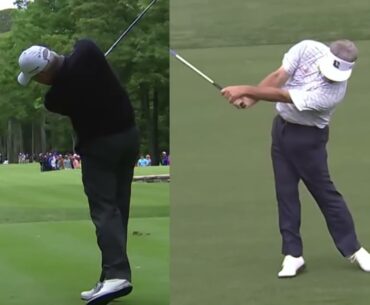 Master Your Swing: Freddy Couples Mirrored Slow-Motion Golf Swing for self-training