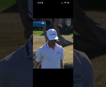 Ben Griffin tops the ball and then holes it out! 😯 #sports #golf #pga #pgatour #golfer