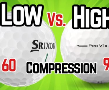 Srixon Softfeel 60 vs  96 compression ProV1X