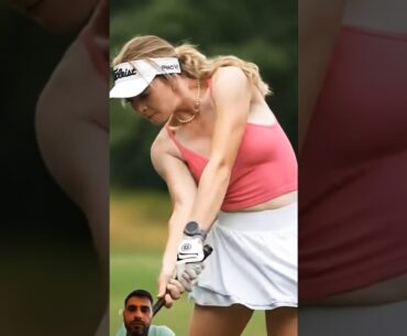 Lady golfer Grace Charis #golfgirl #golf #golfswing #ladygolfers #golfingworld #shorts  #golfplayer
